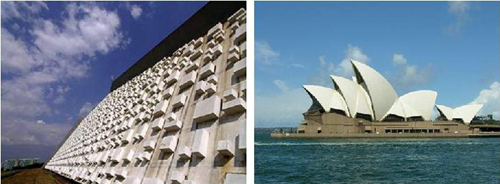 Brasilia, and Sydney Opera House, two modern World Heritage Sites